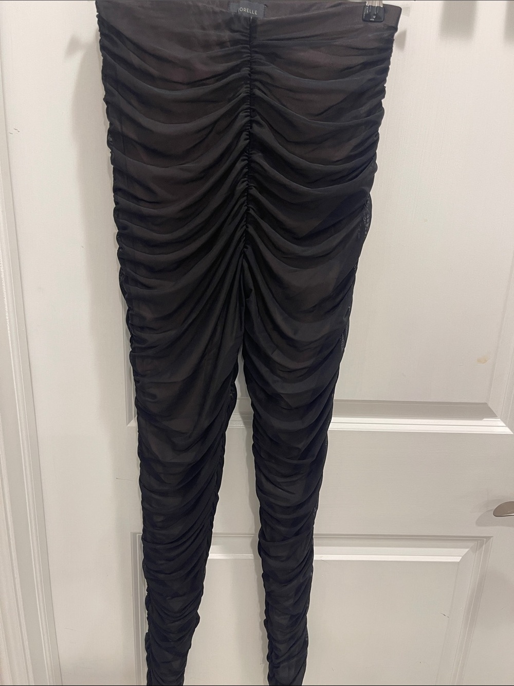 MAJORELLE Black Ruched Women’s Pants